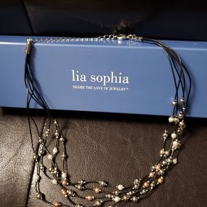 Lia Sophia beaded necklace